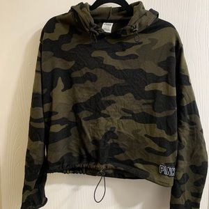 Pink camo hoodie